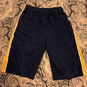 Dark Blue and Yellow Boys Shorts